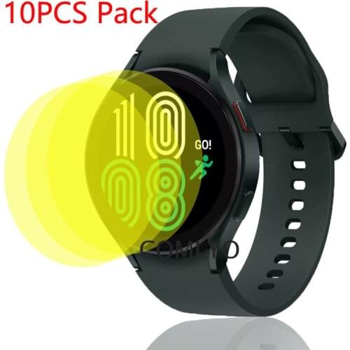 10Pcs Hydrogel Protective Film For Samsung Galaxy Watch 4 40mm 44mm Watch 4 Classic 42mm 46mm Screen Protector Not Glass
