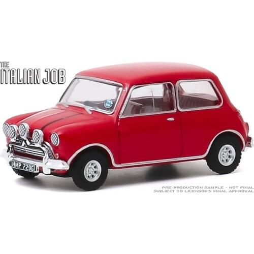 GreenLight 1:64 1967 Austin Mini Cooper - Red boutique alloy car toys for children kids toys Model original box