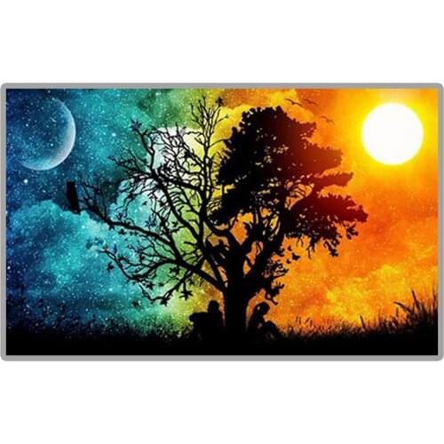 Beautiful Painting "Day and Night" 5D DIY Diamond Painting Full Square/Round Diamond Embroidery Sale Mosaic Rhinestones Picture