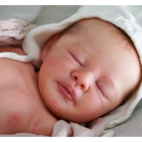 NPK 21inch Big Baby Reborn Doll Kit Sleeping Dallas Unifished Doll parts