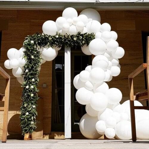 5-36 inch matt white balloon wedding birthday party decoration Christmas Halloween Valentines Day confession gender reveal