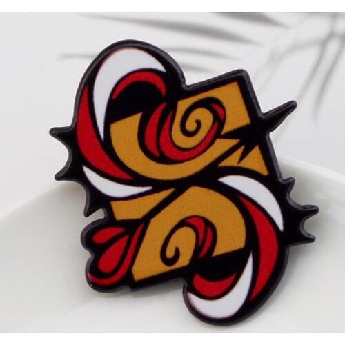 Anime SK8 the Infinity Pin Bedges Metal Brooch Langa Hasegawa Cosplay Prop Anime Enamel Pin Accessories