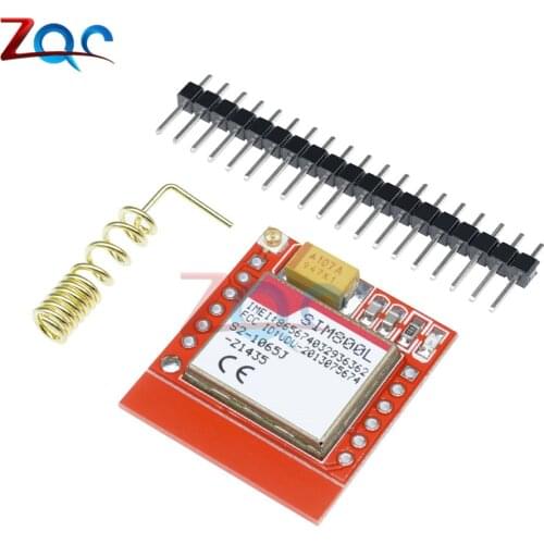 Mini Smallest SIM800L GPRS GSM Module MicroSIM Card Core Wireless Board Quad-band TTL Serial Port With Antenna for Arduino Phone