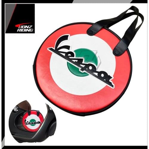 Motorcycle Storage Bags Shoulder Leather Bag Case for Vespa GTS GTV LX Sprint Primavera