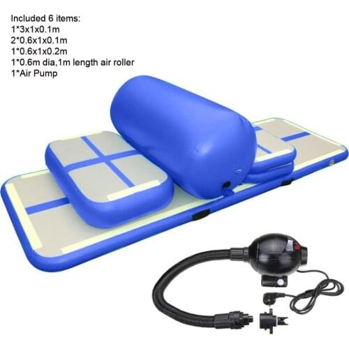 Juegos Inflables Inflatable Gymnastics Airtrack Tumbling Mat Air Track Floor Yugo Mats The Whole Sets With Electric Air Pump