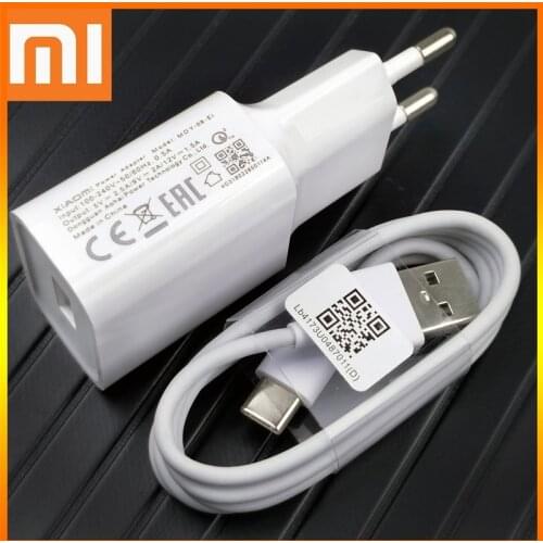 XIaoMi redmi 8 Charger Original QC3.0 Fast 18W EU USB Type C Charge Power Adapter For Mi 9 8 se 6 9T A1 A2 Redmi Note 7 8 K20