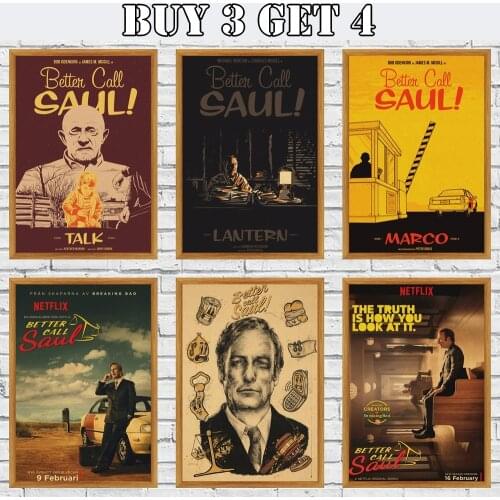 Better Call Saul Lawyer Posters And Wall Art Kraft Paper Pictures Living Room Home Decor