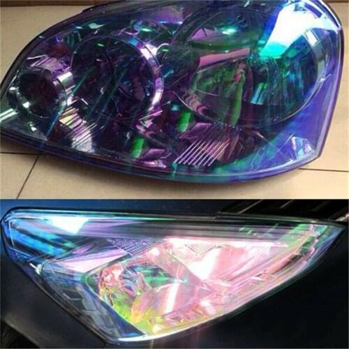 Expandable Headlight Film Exterior Parts Waterproof 12 Inchesx39 Inches