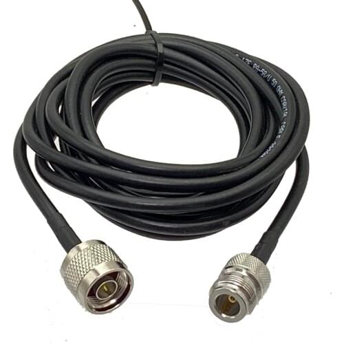RG58 RF pigtail N male plug to N female jack straight Cable jumper 3FT~50M