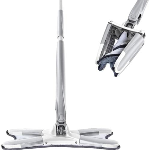 Floor Mops Self Wringing Microfiber Mops For Floor Cleaning Professional 360 Degrees With RP Ceramic Cleaning Tiles D30