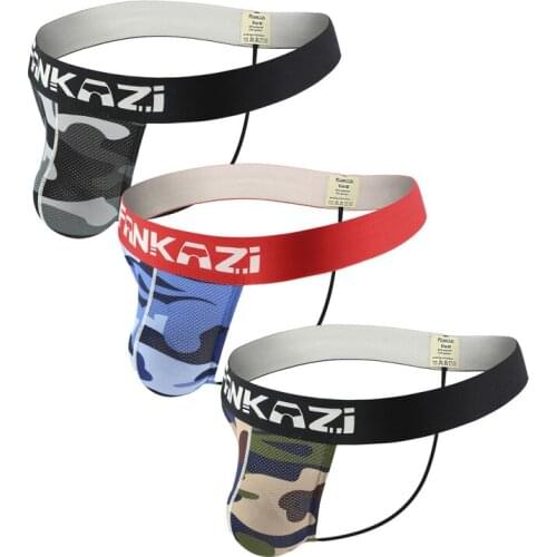 Sexy Mens Thong G-string Camouflage Printed Male Underwear Low Waist Mesh Panties String Hombre Underpants T-back Gay Thongs