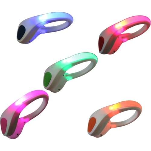 Glowing Shoe Clip Light Flashing Outdoor Sports Running Jogging Walking Cycling Safety Night Riding Warning Lamp