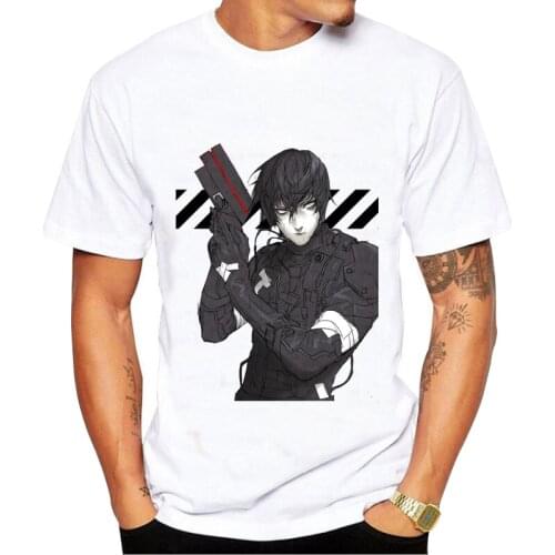 BLAME! Print model T-Shirt O-Neck Cotton Tee Anime T-shirt Streetwear