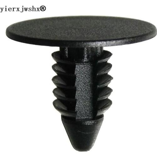 Yierxjwshx 8MM Retainer clips car clips and fastener Plastic Rivet automotive clips and platsic fastener