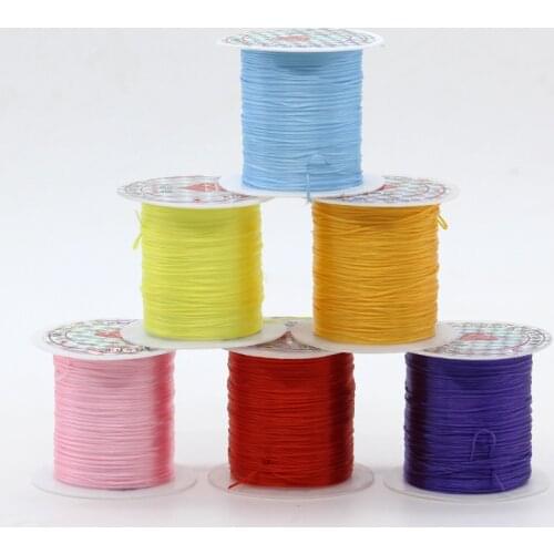 1/10rolls 0.8mm assorted crystal strong Elastic stretch Rope Thread cord strings for jewelry making beading craft Bracelet Wires