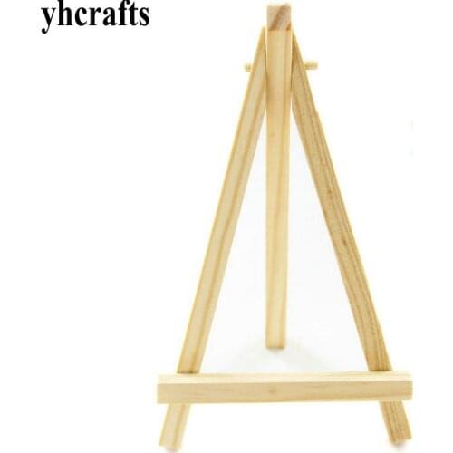 1PC/LOT.Wood stand Wood A-frame.wood holder Picture photo clock Phone stand Kindergarten supplies Craft material Home supplies