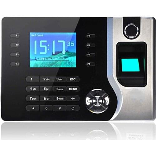 2.4 inch Color TFT USB Biometric Fingerprint Time Attendance Realand Clock Employee Payroll Recorder Digital Reader Machine