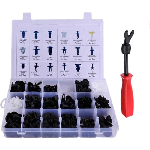 415 Pcs Car Retainer Fastener Clips Kit Auto Push Pin Rivets Set Bumper Door Trim Panel Clips for Ford Toyota