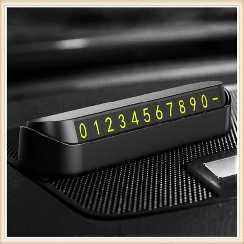 1pcs Car parking number plate phone Accessories for Toyota 2001 yaris 2005 2010 camry 1995 2001 corolla 2007 2004