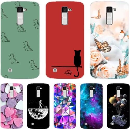 For LG K10 Cover Soft TPU Phone Case For LG K10 LTE K420N K430 painting Cases Silicone Back Cover For LG K10 2016 Capas Fundas
