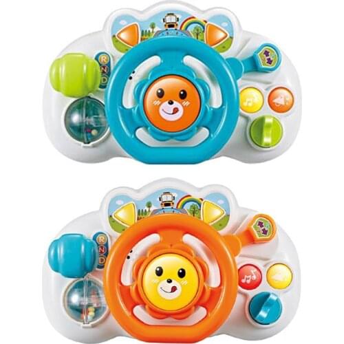 Toy car Wheel Kids Baby Interactive toys Children Steering Wheel with Light Sound Baby Kids Musical Early Education Toys Gift