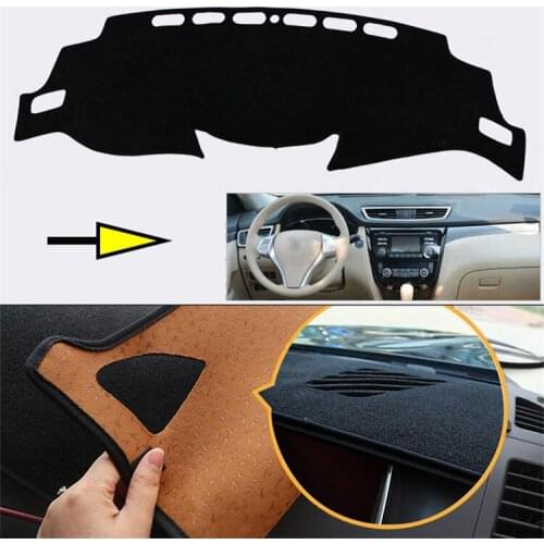 Interior Dashboard Carpet Photophobism Protective Pad Mat For Nissan X-Trail 2014-2016