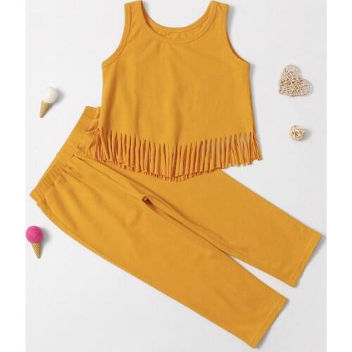 Kaiya Angel 2021 Spring AutumnBaby Girl Outfits Casual Fashion Shirt+Long Pants Set Customized Wholesale A1TZ2012004