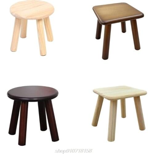 Small stool solid wood change shoe stool tea table fashion creative children adult small bench sofa square stool M31 21 Dropship