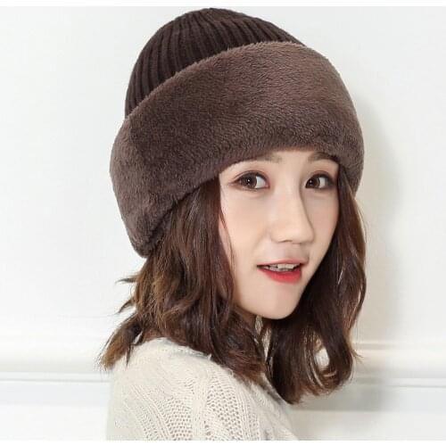 New Balaclava Wool Knit Neck Mask Hat Winter Keep Head Warm Knitted Hats Men Women Winter Beanies Skullies Knitting Hedging Caps