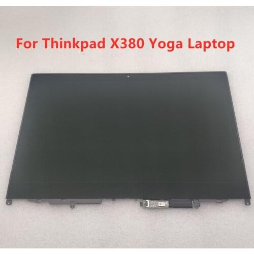 Original 13.3'' FHD LP133WF4-SPA5 M133NWF R3 LCD Display Touch Screen Digitizer Complete Replace For Lenovo Thinkpad X380 Yoga