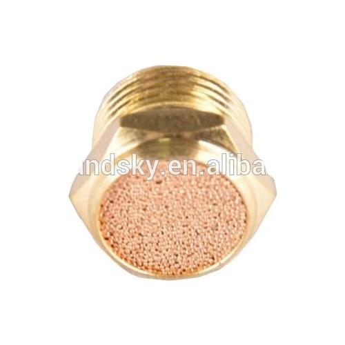 High Pressure Pneumatic Air Muffler G 1/4 Inch Solenoid Valve Speed Control