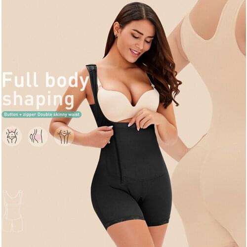 Plus Size SIde Zipper-breasted One-piece Abdomen And Hips Body Shaper