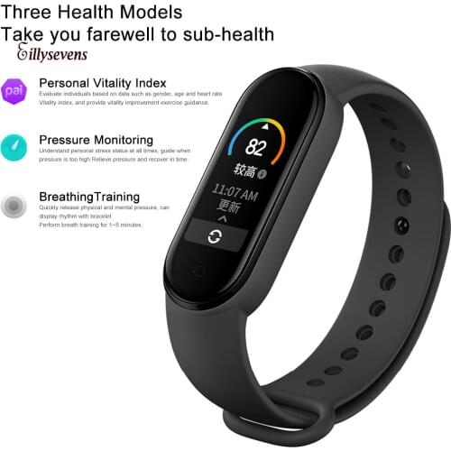 Xiaomi Mi Band 5 Smart Bracelet 4 Color AMOLED Screen Miband 5 Smartband Fitness Traker Bluetooth Sport Waterproof Smart Band