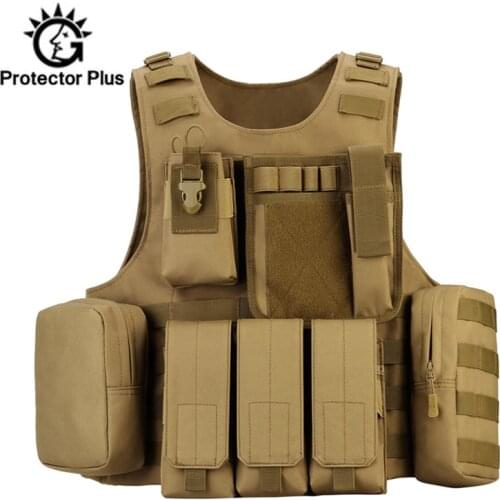 Airsoft Tactical Vest Mens Military Hunting Vests Equipment Waistcoat Molle Combat Assault Plate Carrier Gilet Tactique XA820WA