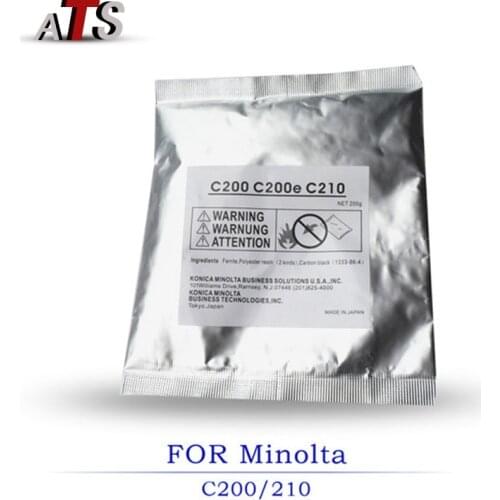 1PC 200G CMYK Color Developer Powder For Konica Minolta C 200 200e 210 Compatible C200 C200e C210 Copier Spare Parts