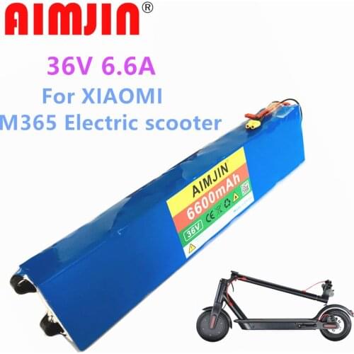 2021 100% 36V 6600mAh Scooter Battery Pack For Xiaomi Mijia M365, Electric Scooter accessories, BMS Board For Xiaomi M365