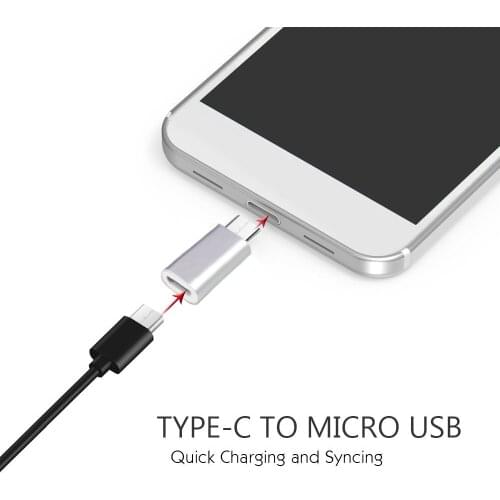 2pcs Mini Type-C USB 3.1 Type C Male To Micro Usb Cable Adapter Connector for Macbook for Xiaomi for OnePlus ZUK Z1 Fast Data