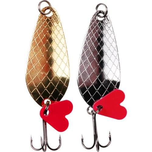 2pcs/lot Fishing Spoon 9g Spoons Lure Set Hard Bait Spinner Fishing Lure Fishing Tackle Artificial Wobbler Tackle Saltwater Lure