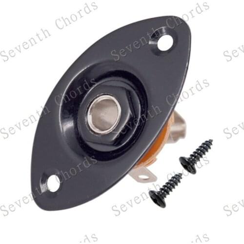 1pcs Electric Guitar Socket plate Musical instruments Guitar accessories Parts 4 colors can be choose
