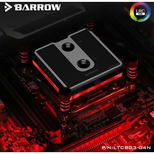 Barrow INTEL platform dedicated cooling 115X cold head Jet type micro-channel CPU water-cooled head Jane series LTCP03-04N