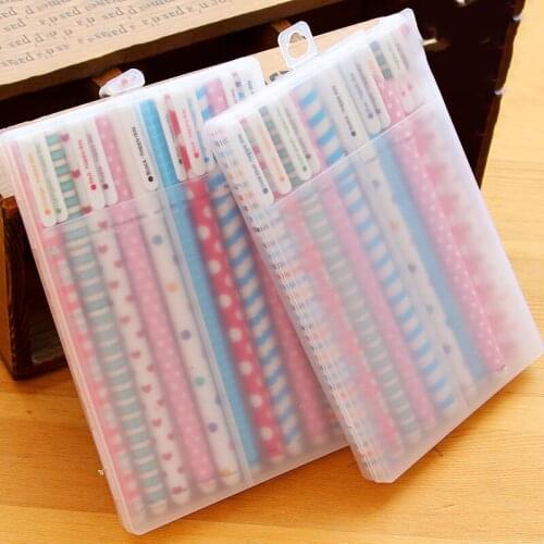 Glitter Ballpoint pens Gel Pen Set For School Office Adult Coloring Book Journals Drawing Doodling Art Markers Promotion Marker