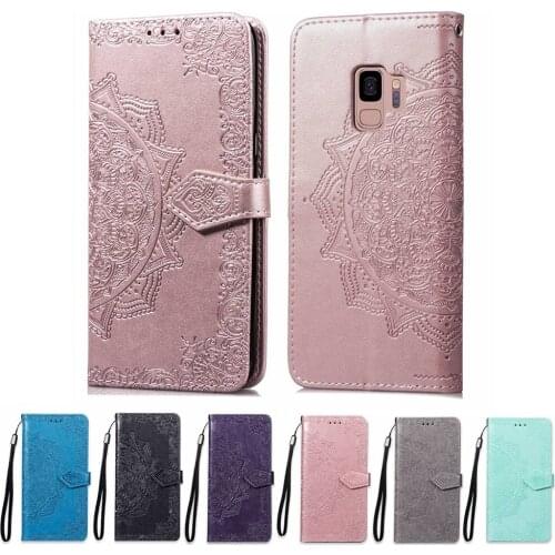 Flip Wallet PU Leather Case For Samsung Galaxy S8 S9 Plus Case For Samsung S9 S8 Back Cover High Quality Card Slot Phone Cases