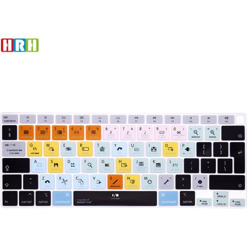 HRH Shortcut Hotkey Keyboard Cover Skin For MacBook 2020 New 13.3 Air A2179 M1 A2337 EU Keyboard Protective Film