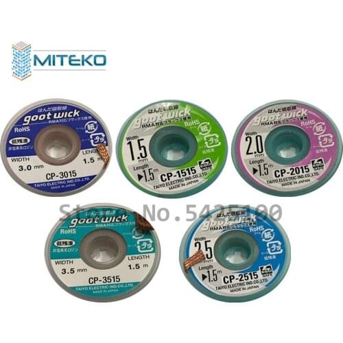 Goot Wick Solder Wick Remover BGA Desoldering Braid Wire Sucker Soldering Accessory BGA Absorption Line