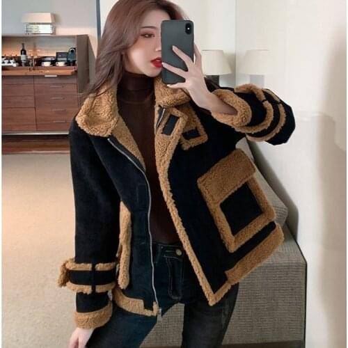 Женские куртки с мехом HHXERTOTF China At AliExpress