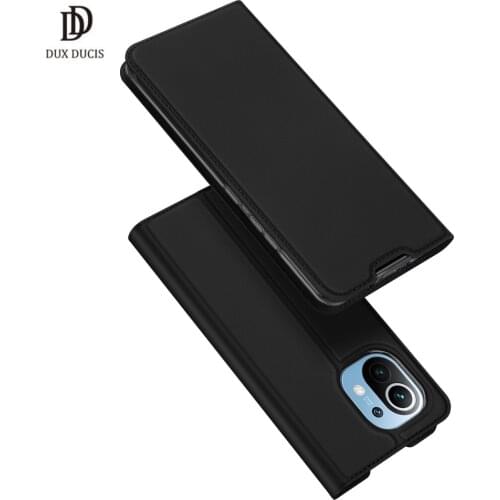DUX DUCIS Skin Pro Leather Flip Case For Xiaomi Mi 11 Luxury Magnetic Wallet Capa Book Cover For XIAOMI Mi 11 Case
