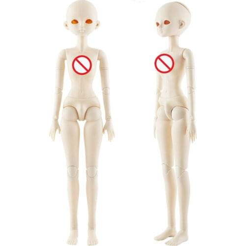 60cm Change Eyes Nude Body Open Head 1/3 Bjd/sd Doll Normal Skin Makeup Head Blue Eyes DIY Doll Toys for Children Girls