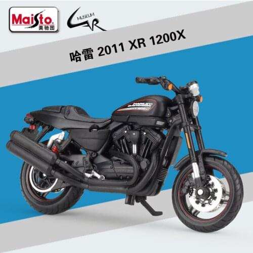 Maisto 1:18 Model Car Simulation Alloy Motorcycle Metal Toy Car Childrens Toy Gift Collection Halle 2011 XR 1200X