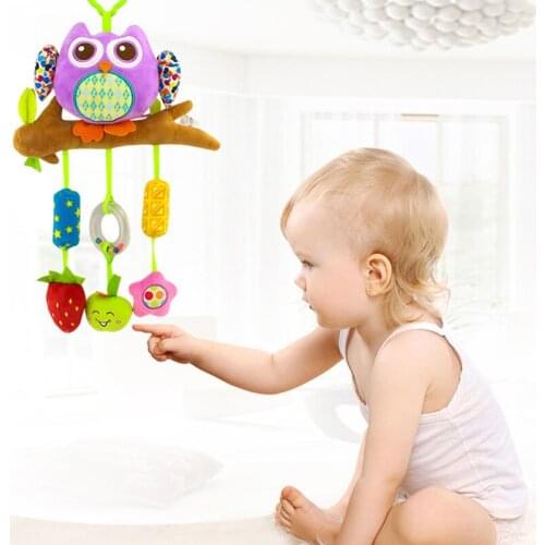 Cartoon Baby Toys Bed Stroller baby mobile Hanging Rattles Newborn Plush Toy baby toys 0-12 months toys for baby