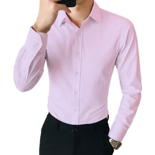 Summer Men Suit Set Lapel Formal Summer Long Sleeve Buttons Shirt business Dating 2 Pieces костюм мужской